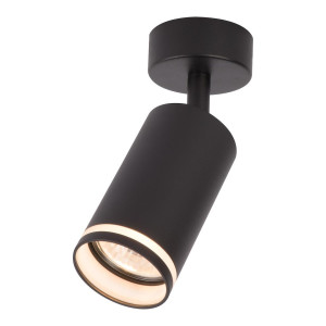 Oprawa Pipe Ring Spot Czarny 1xGU10 (ML2067) - Milagro