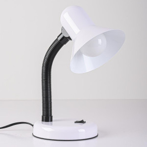 Lampka biurkowa Mentor Biały 1xE27 (ML2569) - Milagro