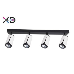 Kinkiet GU10 LED x4 biały+czarny (XD-IK264W) - Xudo