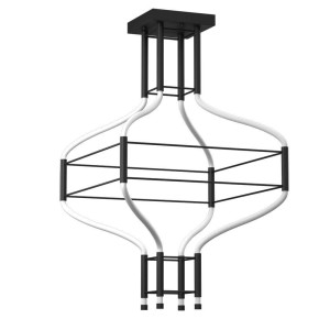 Lampa wisząca alha S 4 - Czarna (614 mm) 4000K (9056) - Dohar