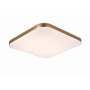 Plafon BABILON kwadratowy mały 4000K złoty (LP-335/1C S 4GD square) - Light Prestige