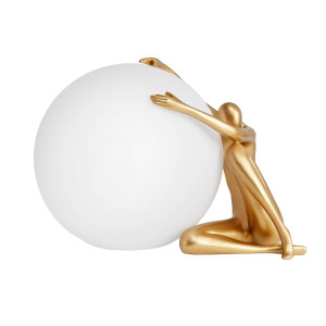 Lampa stołowa WOMAN-1 złota 47 cm (ST-6022-A gold) - Step into Design