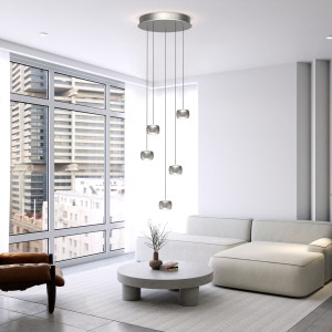 Lampa wisząca piątka okrągła QUIBERON (5039-503) -