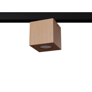 Lampa szynowa QUAD naturalne drewno GU10 #B (MYL.00442) - Make Your Light