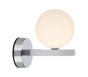 Kinkiet STREAM 1L CHROME/WHITE IP44 (107625) - Markslojd