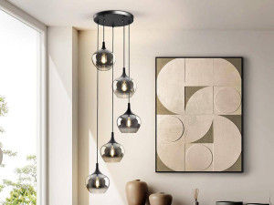 Opaz lampa wisząca 5L (614467) - Schuller