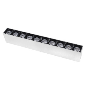 Lampa liniowa natynkowa 30w 4000K biało-czarna JDL-4T - DomenoLED
