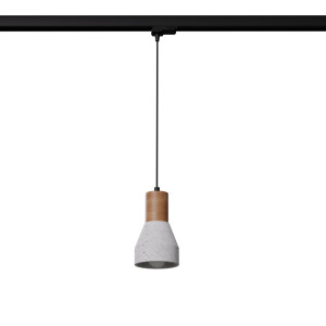 Lampa wisząca na szynie QUBIC szara E27 #B (MYL.00427) - Make Your Light