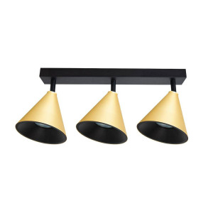 Oprawa Cone Spot Złoty 3xGU10 (ML1122) - Milagro
