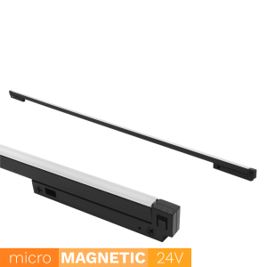 Linia LED do szyn magnetycznych UN5-300F Micro Magnetic 9W 4000K Czarna - DomenoLED