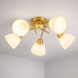 Lampa sufitowa CLARA GOLD 5xE27 (ML2761) - Milagro