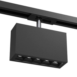 Spot A - Glare track 5 - Czarny - Szynoprzewód 1F 230V 4000K (6323) - Brosline