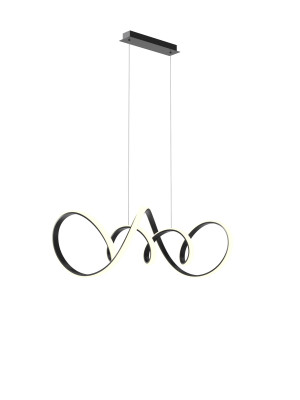 Lampa wisząca Toronto czarna (7095-0110) - Aviano Lighting