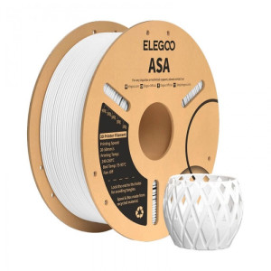 Filament ASA Elegoo (1,75 mm / 1 kg) (White / Biały)