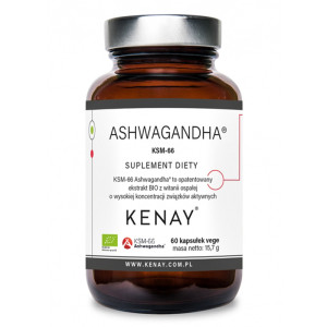 Kenay KSM-66 Ashwagandha Suplement diety 60 kapsułek