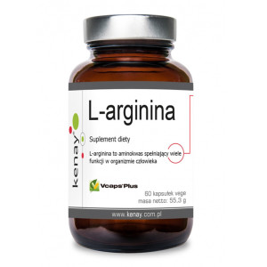 Kenay L- Arginina Suplement diety 60 kapsułek