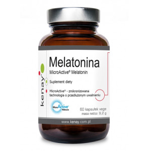 Kenay Melatonina MicroActive Melatonina 60 kapsułek