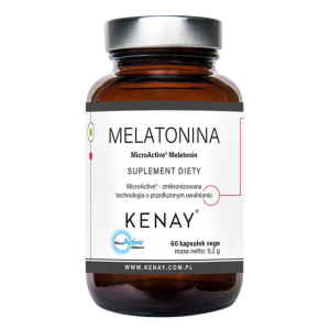 Kenay Melatonina MicroActive Melatonina 60 kapsułek