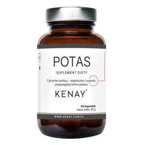 Kenay Potas Cytrynian potasu 60 kapsułek