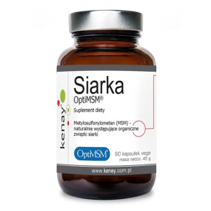 Kenay Siarka OptiMSM Suplement diety 90 kapsułek