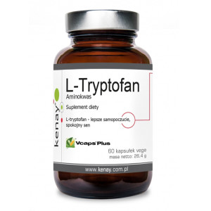 Kenay L-Tryptofan Aminokwas suplement diety 60 kapsułek