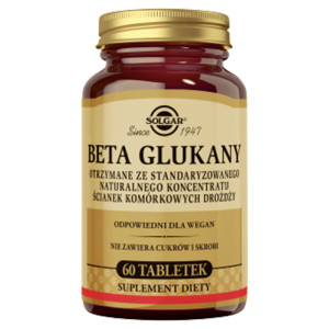 Solgar Beta Glukany 60 tabletek