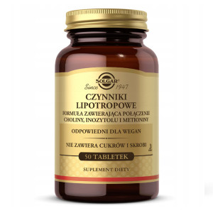Solgar Czynniki lipotropowe 50 tabletek