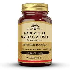 Solgar Karczoch Wyciąg z liści 60 kaps.