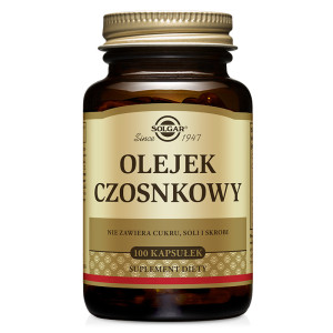 Solgar Olejek Czosnkowy w kapsułkach 100 kapsułek