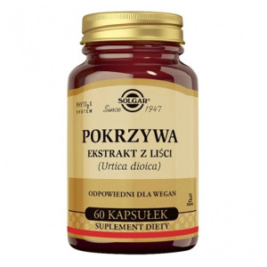 Solgar Pokrzywa Ekstrakt z liści 60 kapsułek