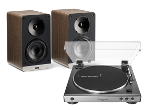 AT-LP60XUSB (czarny) + Connex (orzech)