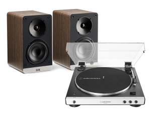 AT-LP60XBT (biały) + Connex (orzech)