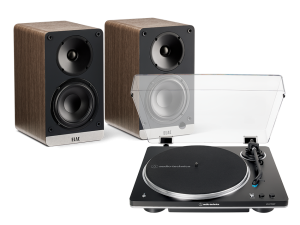 AT-LP70XBT (czarny) + Connex (orzech)