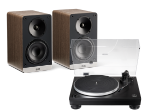 AT-LP5X (czarny) + Connex (orzech)