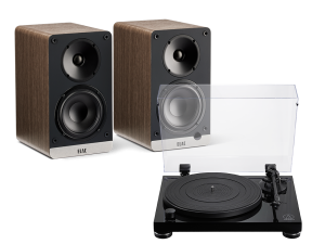 AT-LPW50PB (czarny) + Connex (orzech)
