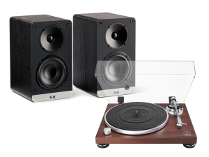 AT-LPW50BTRW (rosewood) + Connex (czarny)