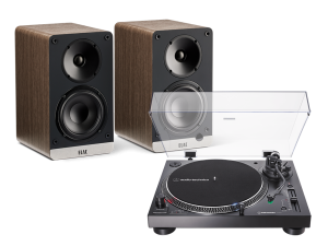AT-LP120X (czarny) + Connex (orzech)