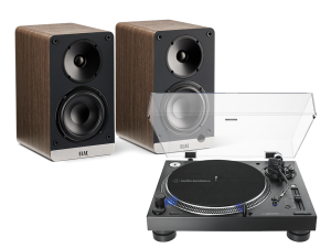 AT-LP140XP (czarny) + Connex (orzech)