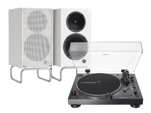 AT-LP120X (czarny) + ConneX Adsum (biały)
