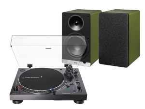 AT-LP120X-USB (czarny) + ConneX DCB61 (oliwkowy)