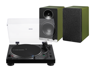 AT-LP120XBT-USB (czarny) + ConneX DCB61 (oliwkowy)