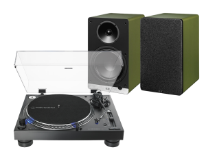 AT-LP140XP (czarny) + ConneX DCB61 (oliwkowy)