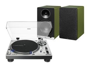 AT-LP140XP (srebrny) + ConneX DCB61 (oliwkowy)
