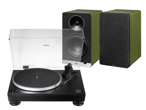 AT-LP5X (czarny) + ConneX DCB61 (oliwkowy)