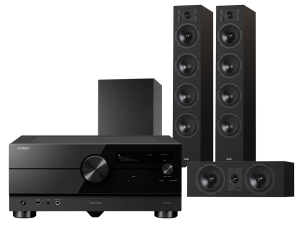 RX-A6A (czarny) + Diva 6 + 7 (czarny) + BASSO 880 (czarny)