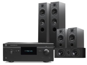 T758 V3i (czarny) + Diva 5 (czarny)  + Diva 3 (czarny)  + Diva 7 (czarny)