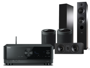 RX-V4A (czarny) + Tesi 5 + 7 + 2 x MusicCast 20 (czarny)