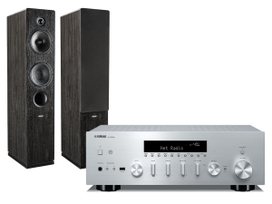 R-N600A (srebrny) + Tesi 561 (czarny)