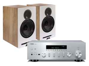R-N600A (srebrny) + Debut Reference B6 (biały)