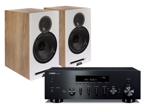 R-N600A (czarny) + Debut Reference B6 (biały)